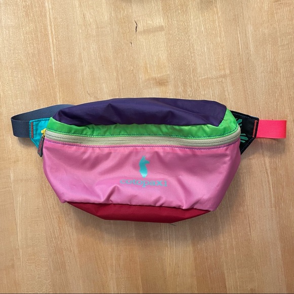 cotopaxi Handbags - Cotopaxi Bataan Del Día Fanny Hip Pack 3L Colorful Pink Purple Red Green